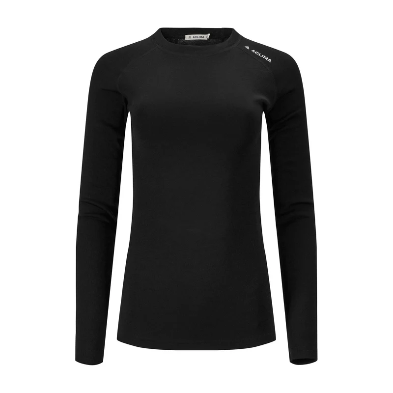 Aclima - Warmwool 200g Damen Wollunterwäsche // Schwarz