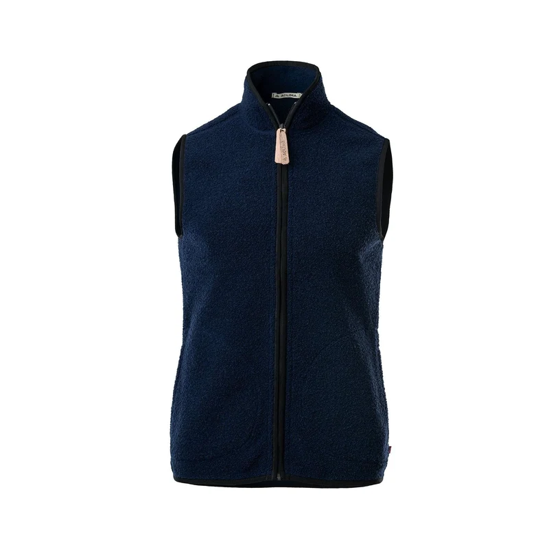 Aclima - ReBorn Terry Herren Weste // Marineblau Melange