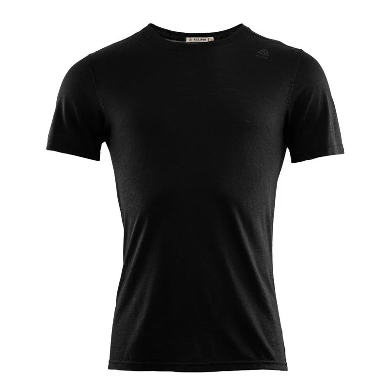 Aclima - Herren LightWool Unterhemd T-Shirt // Schwarz