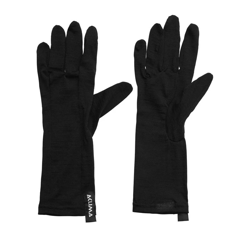 Aclima - Lightwool Liner Handschuhe // Schwarz