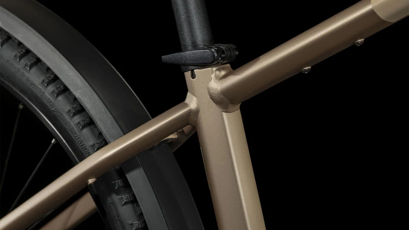 Cube Reaction Hybrid Performance Allroad 500 Wh E-Bike Hardtail Trapeze metallicbrown´n´orange