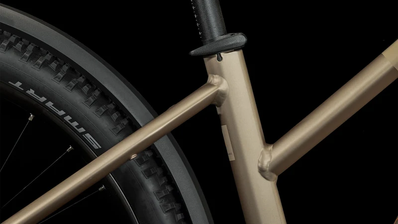 Cube Reaction Hybrid Performance Allroad 500 Wh E-Bike Hardtail Trapeze metallicbrown´n´orange
