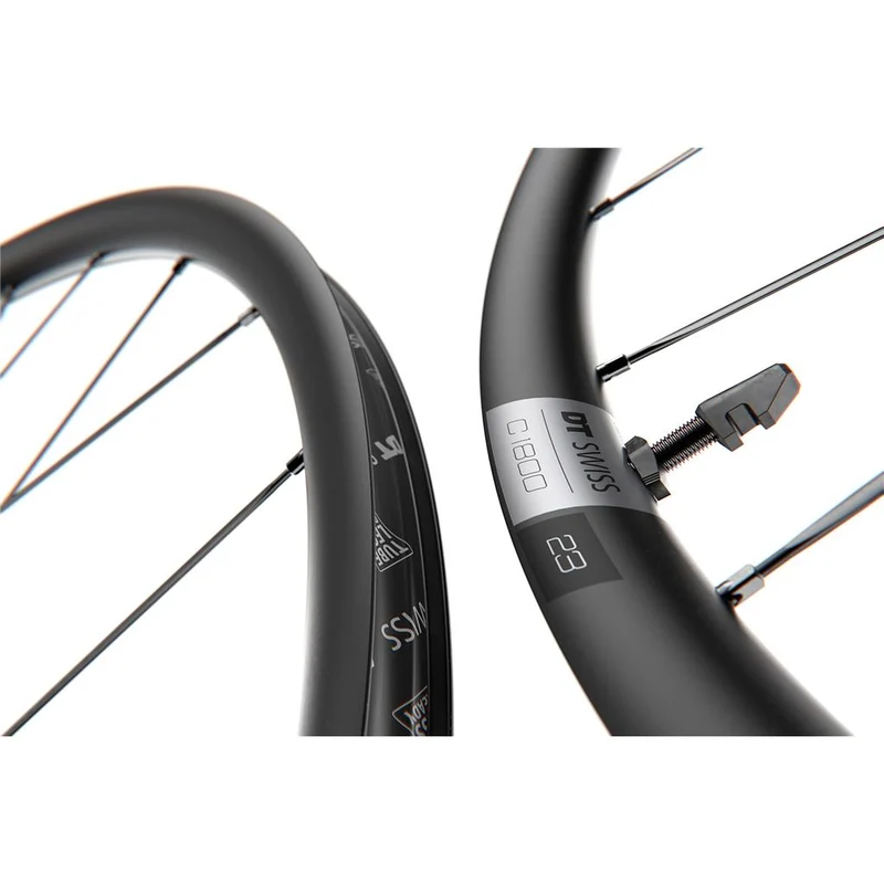 DT Swiss 28", Alu, sw, CL,142/12mm TA Shim. 11SP HR DT Swiss C 1800 Spline DB 23 28"/22mm