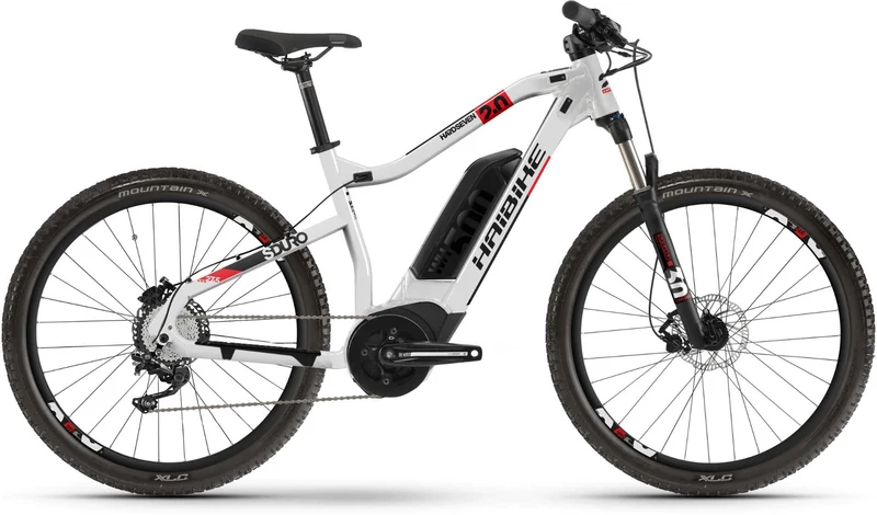 Haibike SDURO HardSeven 2.0 E-Bike 27,5" Silber/Rot/Schwarz