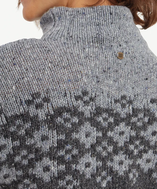 MANDARI MOCK NECK SWEATER WMN