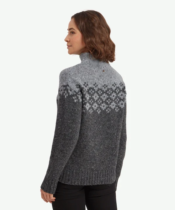 MANDARI MOCK NECK SWEATER WMN