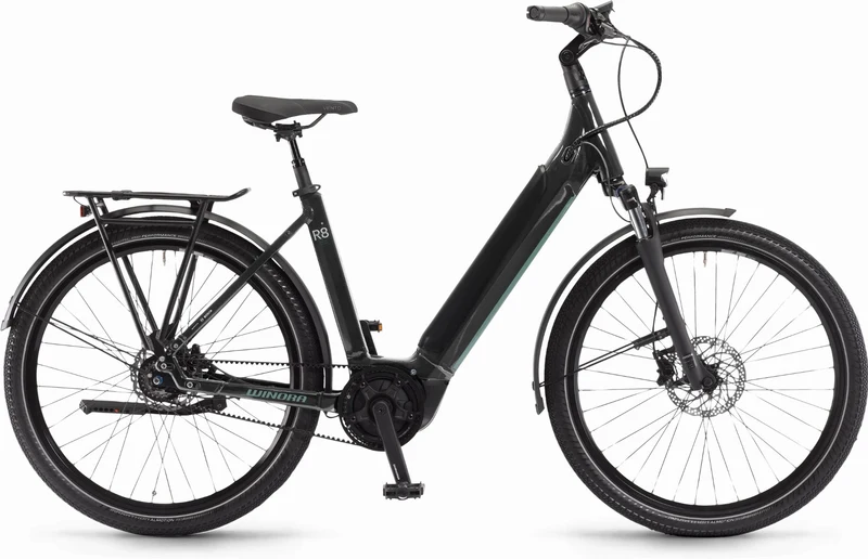 Winora Sinus R8f 625 Wh E-Bike Wave 27,5" onyxschwarz