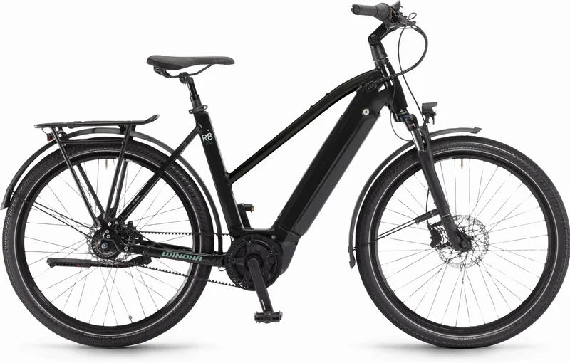 Winora Sinus R8f 625 Wh E-Bike Trapez 27,5" onyxschwarz