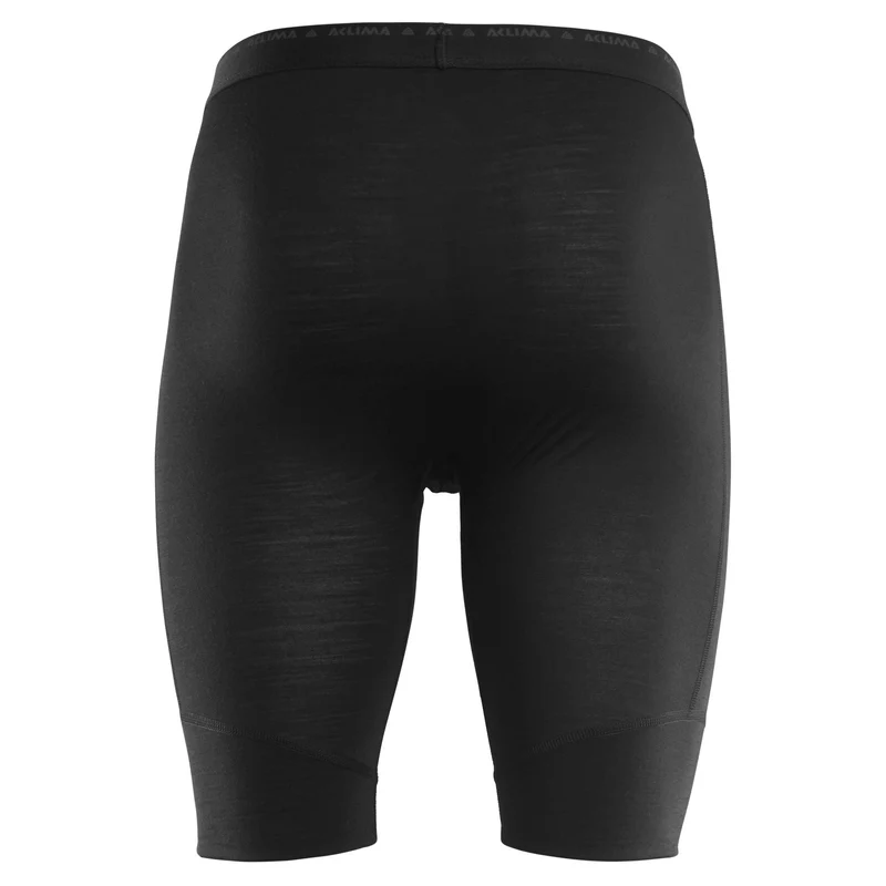 Aclima - Lightwool 140g Lange Herren-Boxershorts // Schwarz