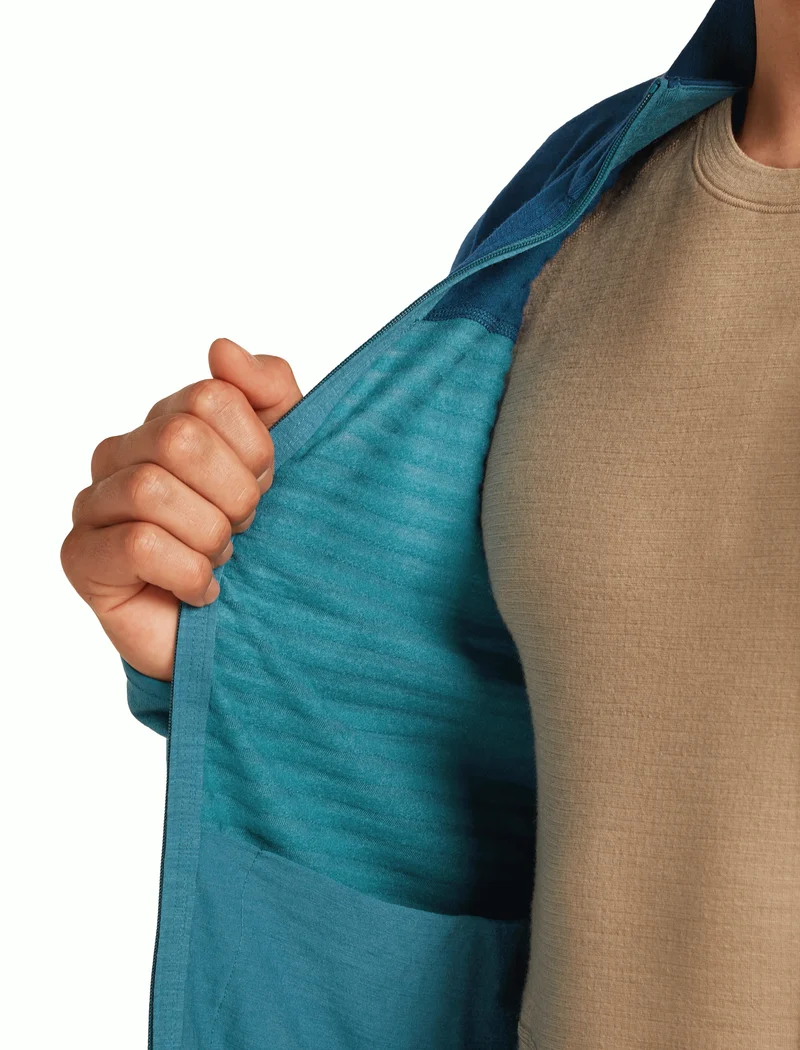 Men Merino Blend 300 RealFleece™ Descender LS Zip
