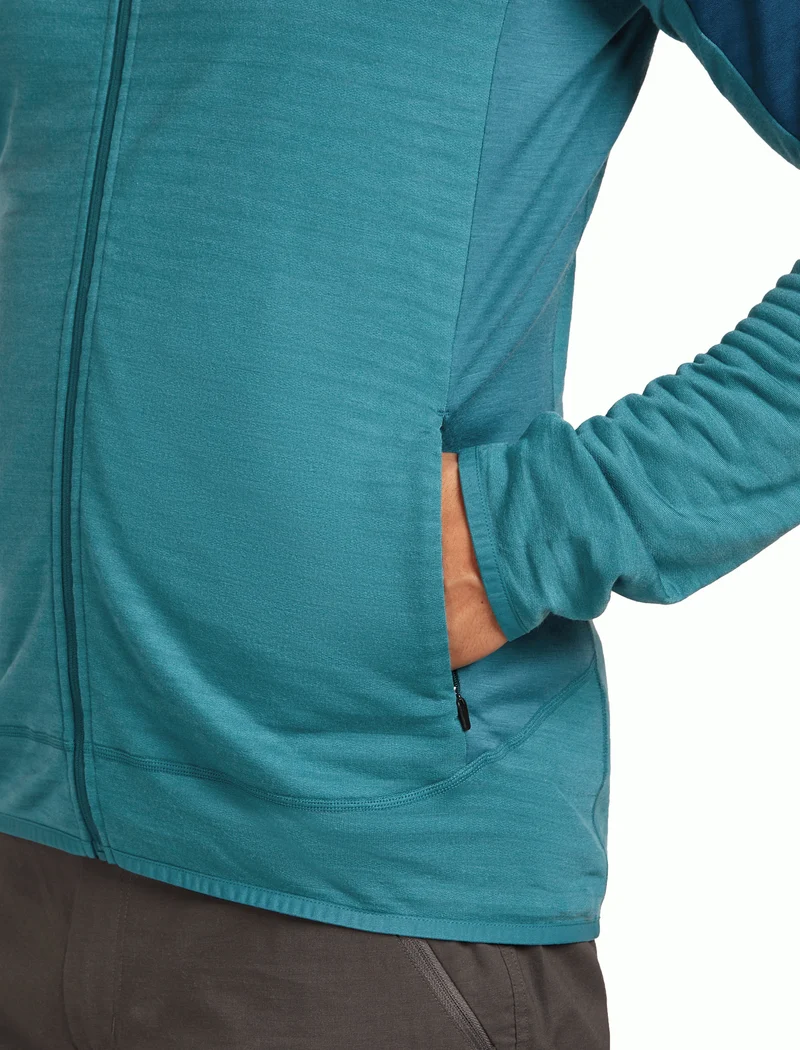 Men Merino Blend 300 RealFleece™ Descender LS Zip