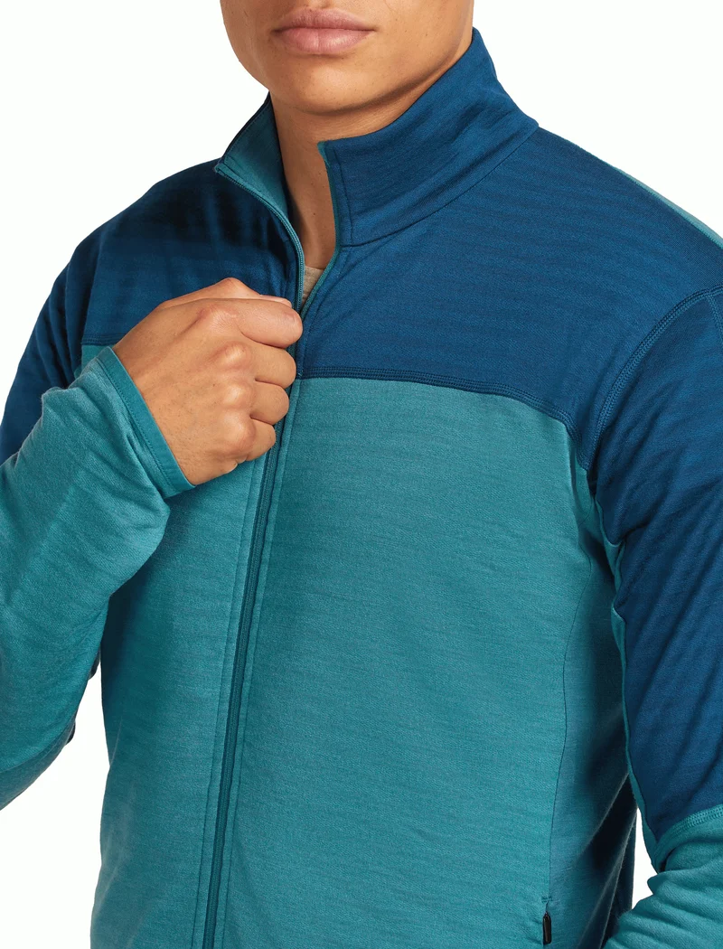 Men Merino Blend 300 RealFleece™ Descender LS Zip