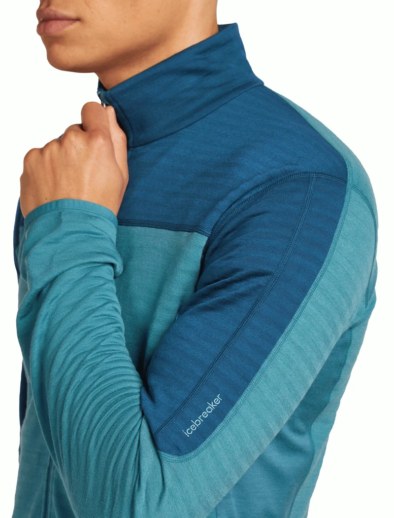 Men Merino Blend 300 RealFleece™ Descender LS Zip