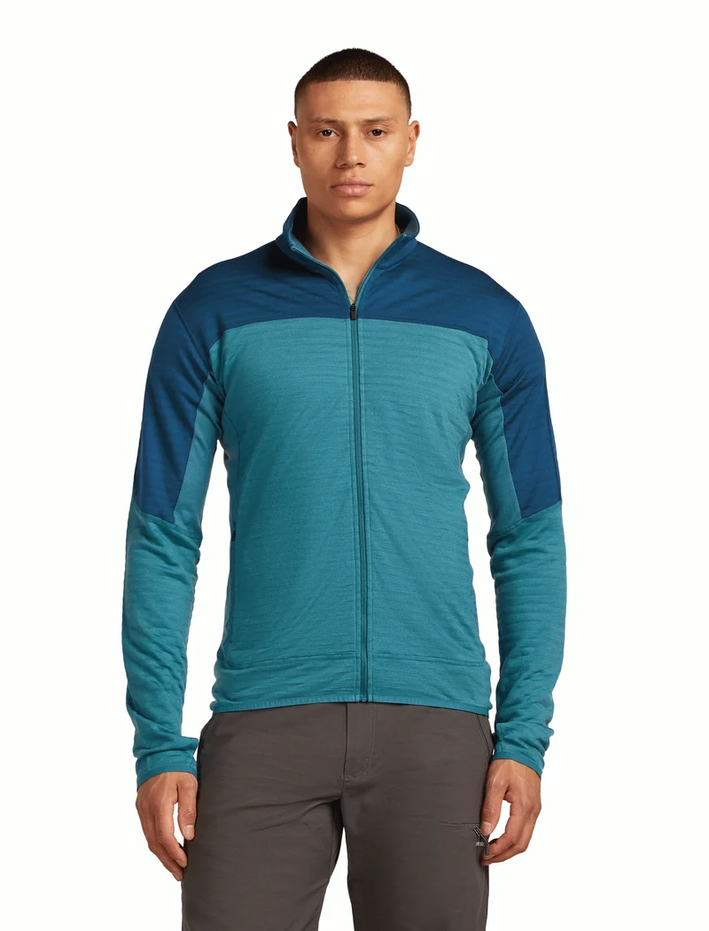 Men Merino Blend 300 RealFleece™ Descender LS Zip