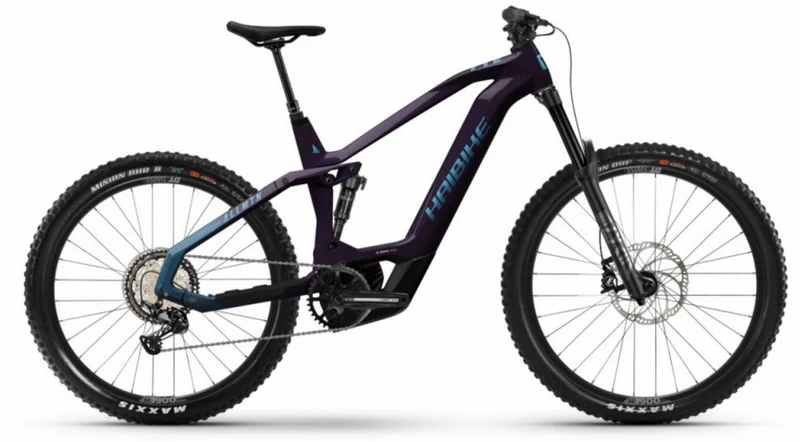 Haibike AllMtn CF 11 750 Wh E-Bike Fully 29"/27,5" gloss fade purple blue ch