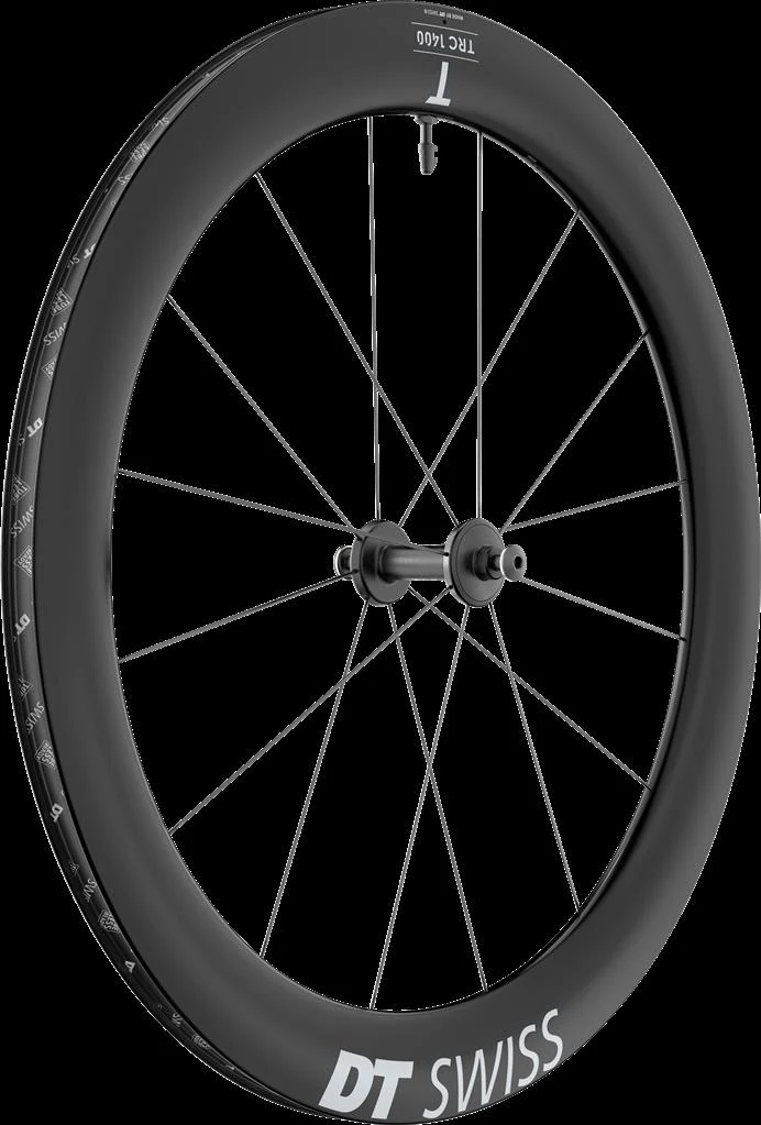 DT Swiss 28" Carbon,9/100mm TB bolt on, Singl Sp VR DT Swiss TRC 1400 Dicut 62