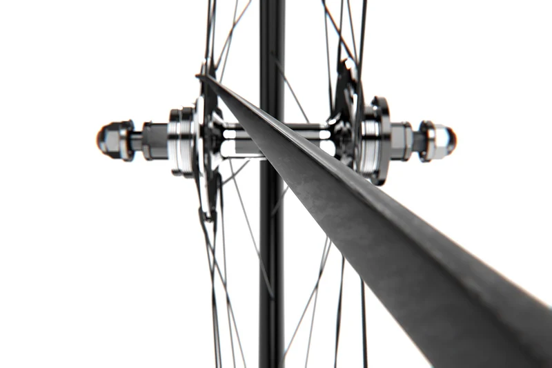 DT Swiss 28", Alu, schwarz, 9/100 mm TB bolt on VR DT Swiss T 1800 Classic 30