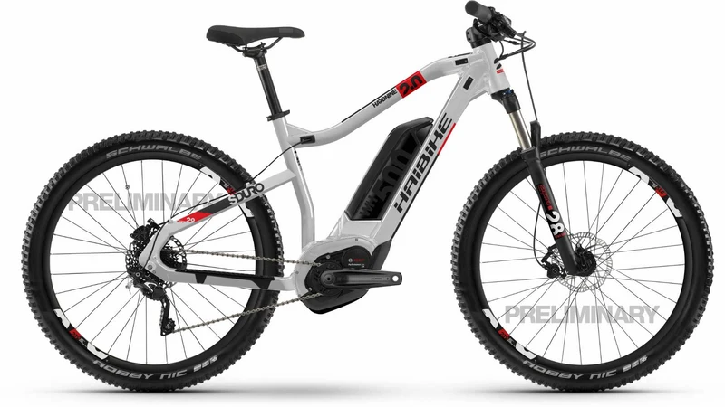 Haibike SDURO HardNine 2.0 E-Bike 29" Silber/Rot/Schwarz