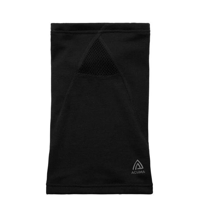 Aclima - Doublewool Neckgaiter Ausschnitt // Schwarz