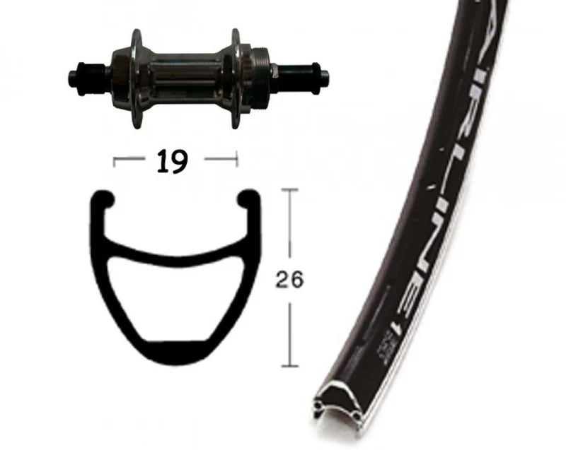 Winora H-Rad 28x1.75Schr.ZKR.6/7f.sz.SSP 36L Rodi Airline 1 schwarz Niro-Spei.(sz)