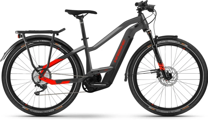 Haibike Trekking 9 Mid 27,5" anthracite/ red