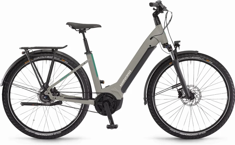 Winora Yucatan R8f 630 Wh E-Bike Wave 27,5" platinum matt