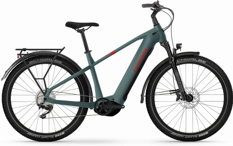 Winora Yucatan X12 720 Wh E-Bike Diamant 27,5" metallic stone blue matte
