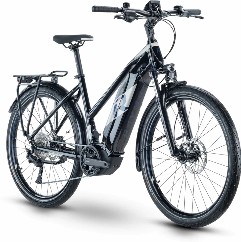 Raymon TourRay E 5.0 500 Wh E-Bike 27,5" Trapez deepblue/black/lightgrey