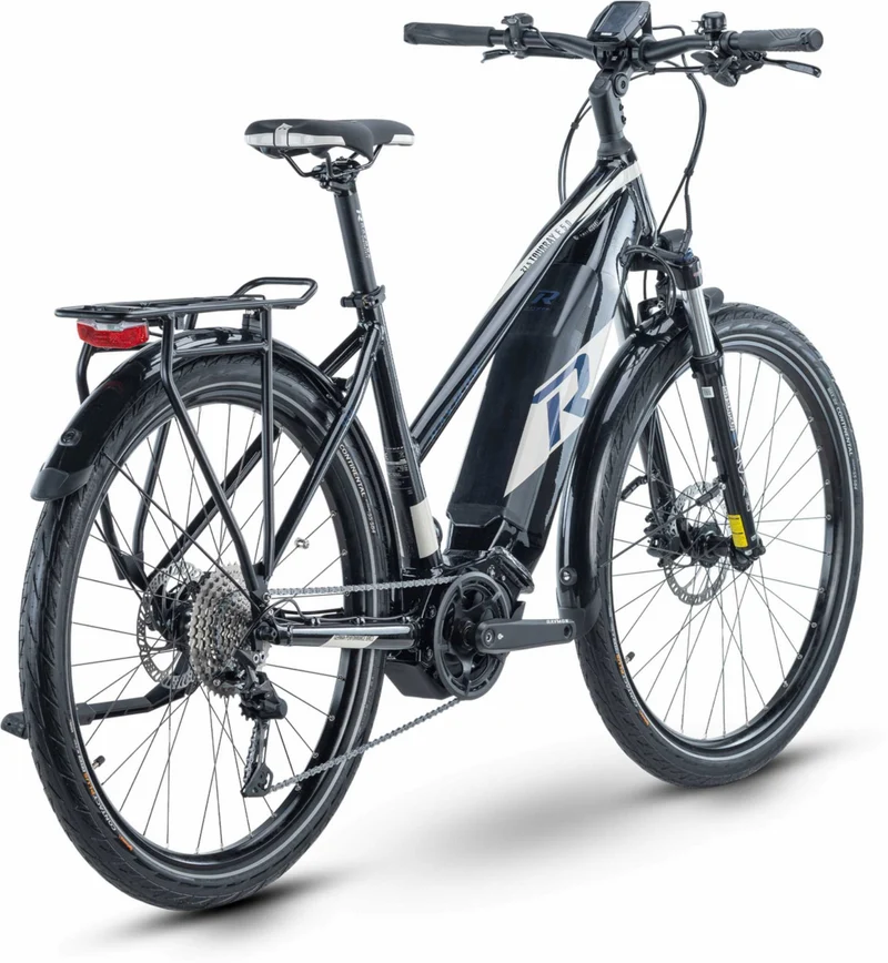 Raymon TourRay E 5.0 500 Wh E-Bike 27,5" Trapez deepblue/black/lightgrey