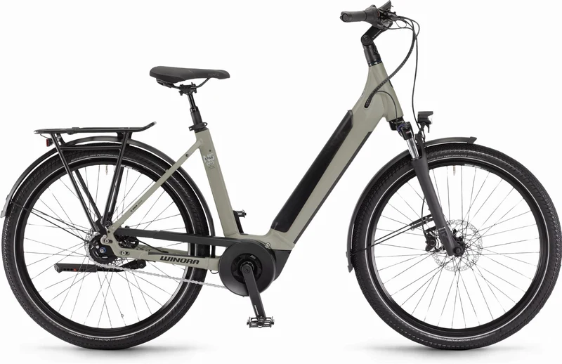 Winora Sinus N5f eco 500 Wh E-Bike Wave 27,5" sagegrey matt