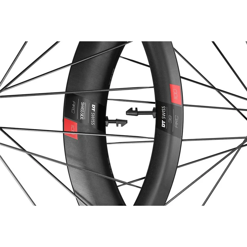 DT Swiss 28", Carbon, CL, 100/12 mm TA VR DT Swiss ARC1100 Dicut 38 DB 28"/20mm