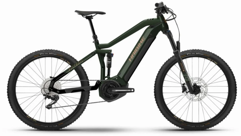 Haibike AllTrail 4 630 Wh E-Bike Fully 27,5" matte green metal gld black