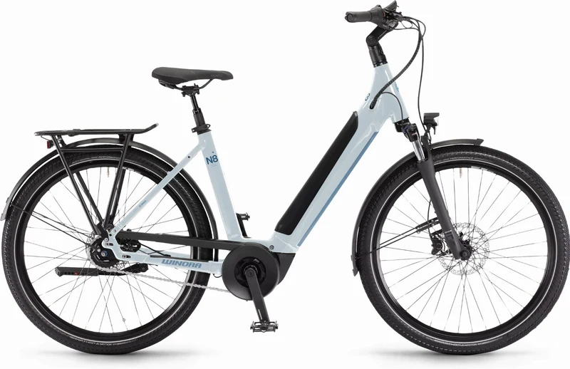 Winora Sinus N8 500 Wh E-Bike Wave 27,5" winterwhite