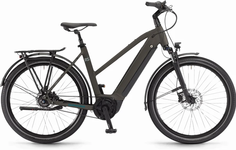 Winora Sinus R5 625 Wh E-Bike Trapez 27,5" peat matt