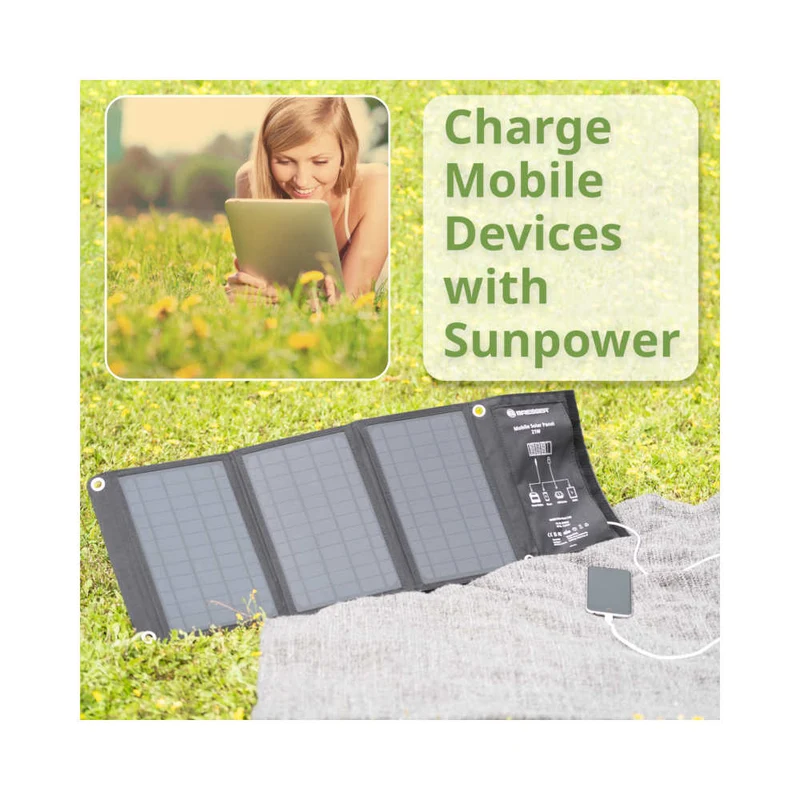 Bresser - Mobiles Solar-Solarmodul 21W