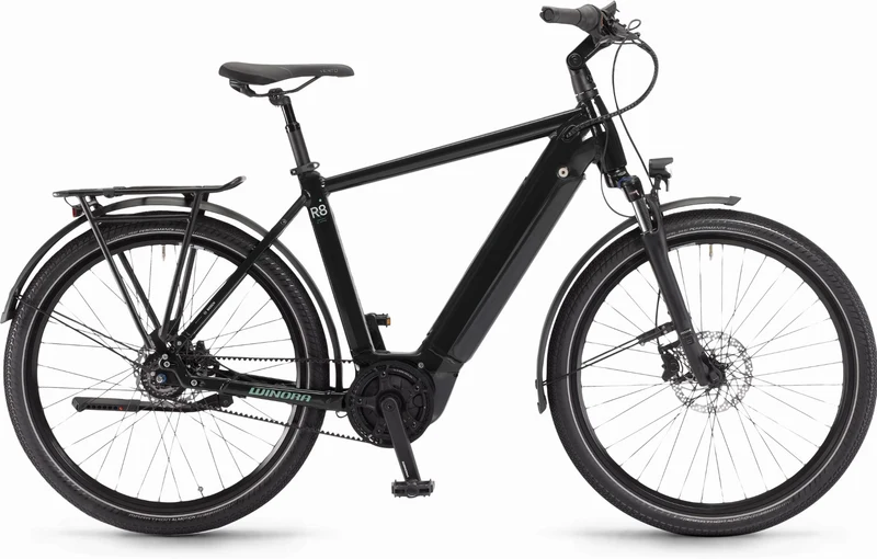 Winora Sinus R8 625 Wh E-Bike Diamant 27,5" onyxschwarz