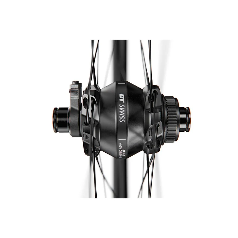DT Swiss 28", Alu, CL, sw,100/12mm TA Dynamo-Na VR DT Swiss G1800Spline 25 DB DYN 28"
