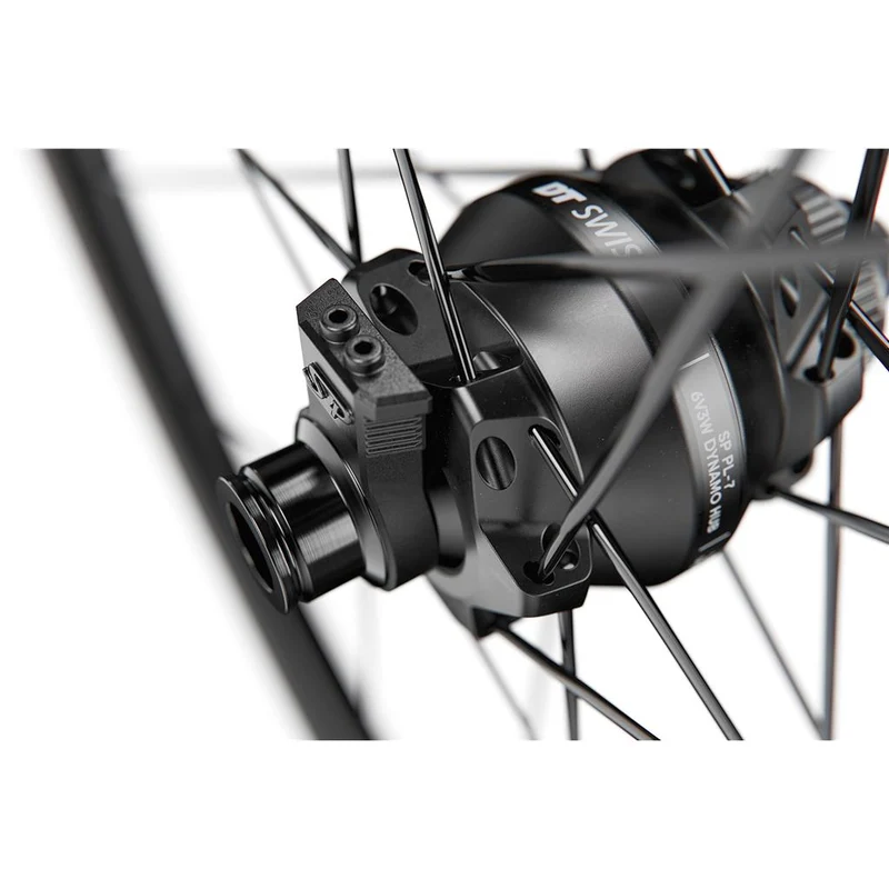 DT Swiss 28", Alu, CL, sw,100/12mm TA Dynamo-Na VR DT Swiss G1800Spline 25 DB DYN 28"