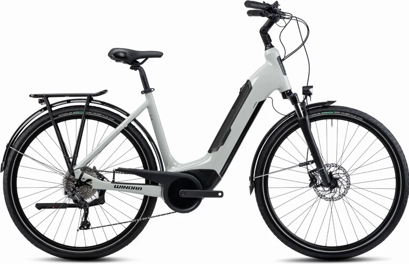 Winora Tria 10 500 Wh E-Bike Wave 28" grey