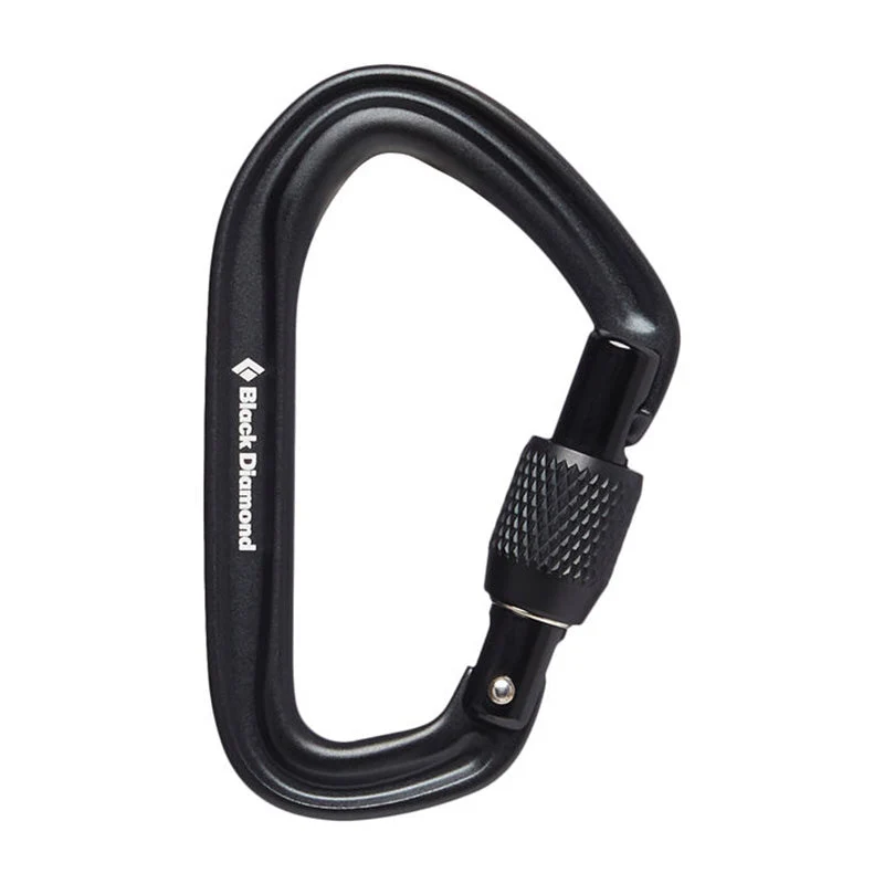 Black Diamond - Hotforge Screwgate Karabiner // Schwarz