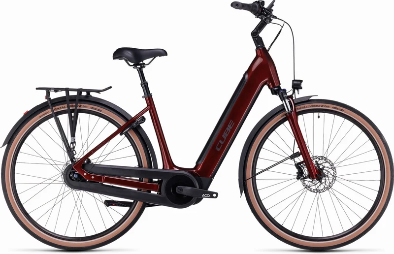Cube Supreme RT Hybrid Pro 500 Wh E-Bike Easy Entry red´n´black