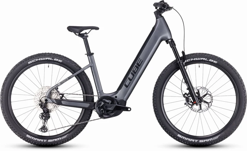 Cube Reaction Hybrid SLT 750 Wh E-Bike Hardtail Easy Entry 27,5" prizmsilver´n´grey