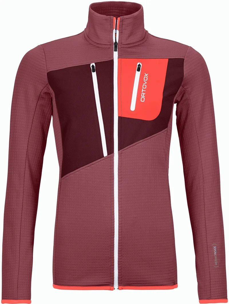 FLEECE GRID JACKET W