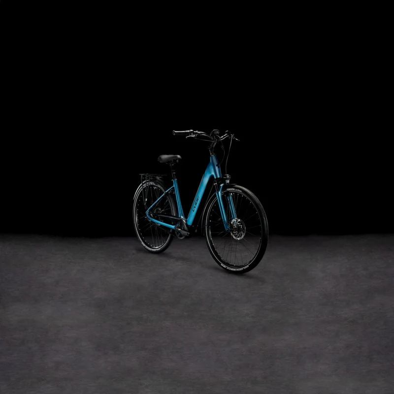 Cube Supreme Hybrid EXC 625 Wh E-Bike Easy Entry 28" blue´n´black