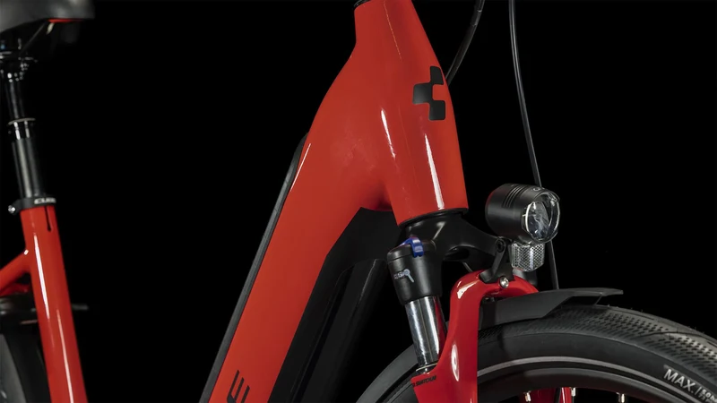 Cube Supreme Sport Hybrid Pro 500 Wh E-Bike Easy Entry red´n´black