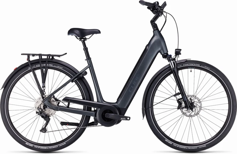 Cube Supreme Sport Hybrid Pro 500 Wh E-Bike Easy Entry grey´n´grey