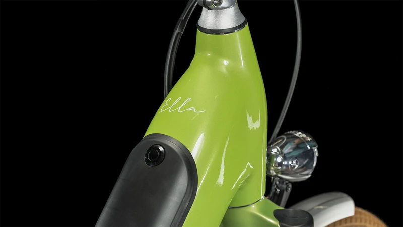 Cube Ella Ride Hybrid 500 Wh E-Bike Easy Entry 28" green´n´green