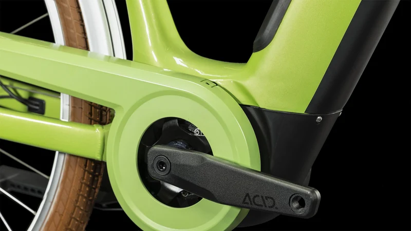 Cube Ella Ride Hybrid 500 Wh E-Bike Easy Entry 28" green´n´green