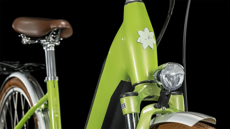Cube Ella Ride Hybrid 500 Wh E-Bike Easy Entry 28" green´n´green