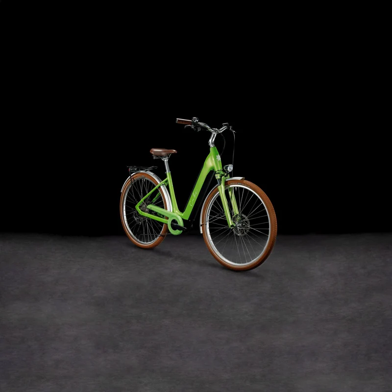 Cube Ella Ride Hybrid 500 Wh E-Bike Easy Entry 28" green´n´green